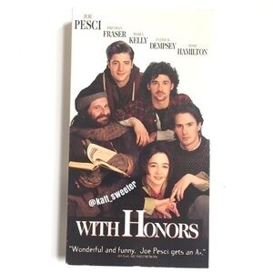 WITH HONORS (1994) Brendan Fraser Joe Pesci - VHS